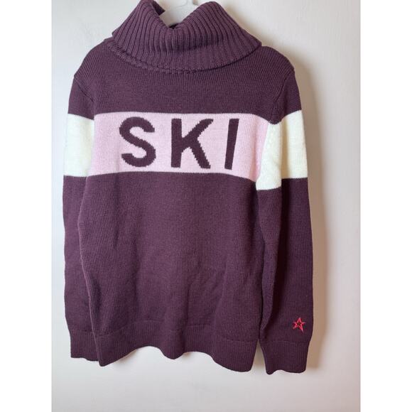 PERFECT MOMENT Kids Burgundy 'Ski' Merino Wool Turtleneck Sz 6 NWT $196 - Picture 3 of 14